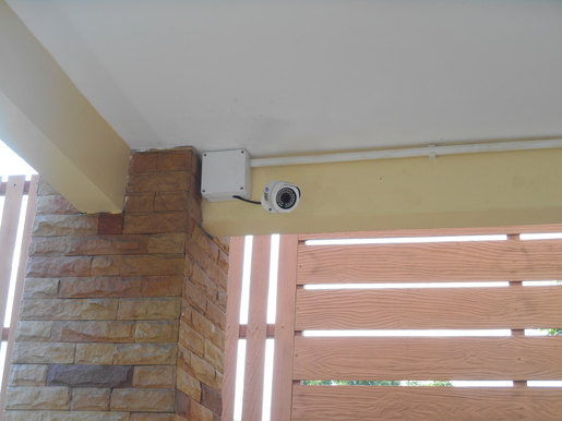 งานติดตั้งระบบกล้องวงจรปิด WATASHI  AHD 2.0 Megapixel บ้านพีกอาศัย  ไซด์งาน ดอนเมือง
