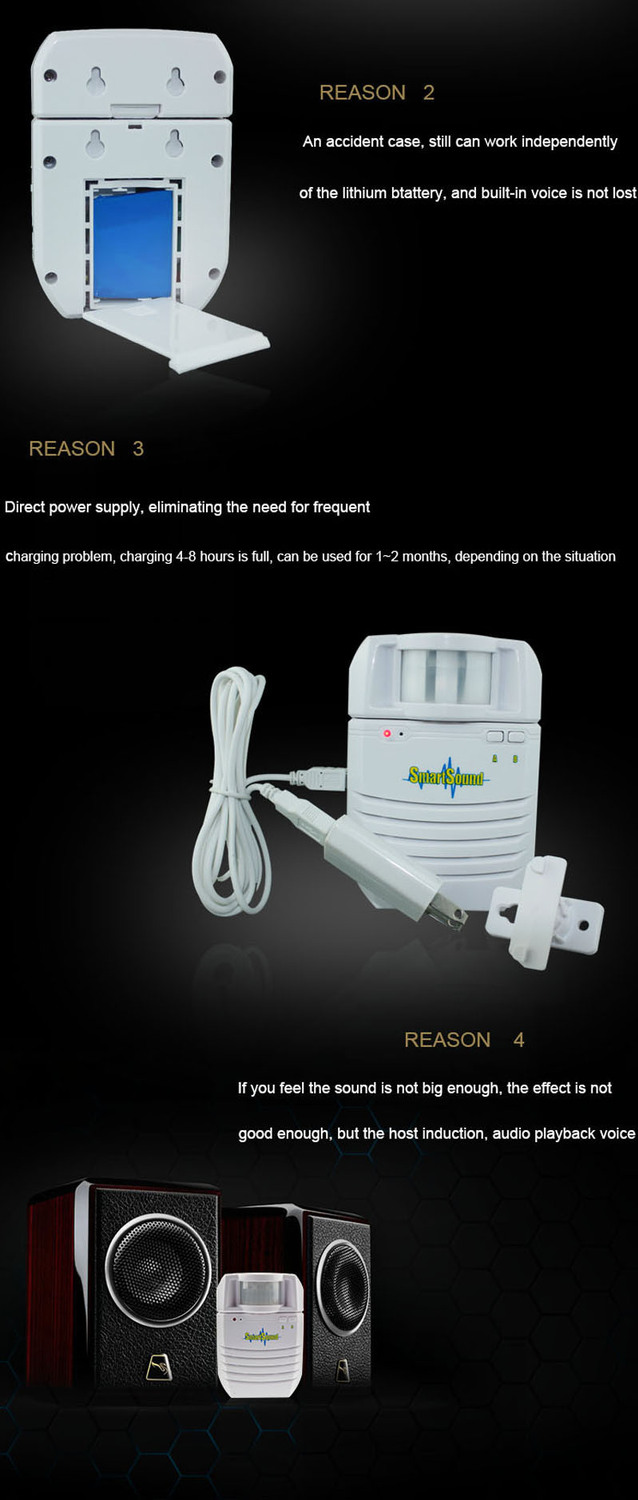 Motion Sensor Audio เครื่องประกาศเสียง ด้วยเซ็นเซอร์ ตรวจจับความเคลื่อนไหว ราคา 2,500.- Motion Sensor Audio เครื่องประกาศเสียง ด้วยเซ็นเซอร์ ตรวจจับความเคลื่อนไหว ราคา 2,500.-