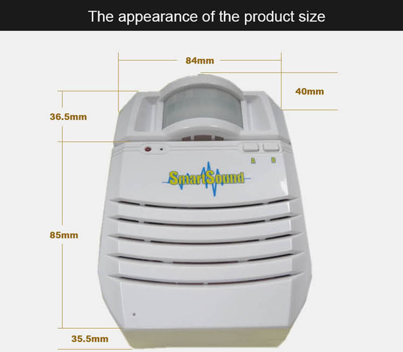 Motion Sensor Audio เครื่องประกาศเสียง ด้วยเซ็นเซอร์ ตรวจจับความเคลื่อนไหว ราคา 2,500.- Motion Sensor Audio เครื่องประกาศเสียง ด้วยเซ็นเซอร์ ตรวจจับความเคลื่อนไหว ราคา 2,500.-