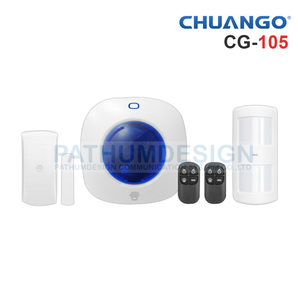 อุปกรณ์แจ้งเหตุเตือนภัย CHUANGO Normal รุ่น CG-105 Strobe Light Alarm System