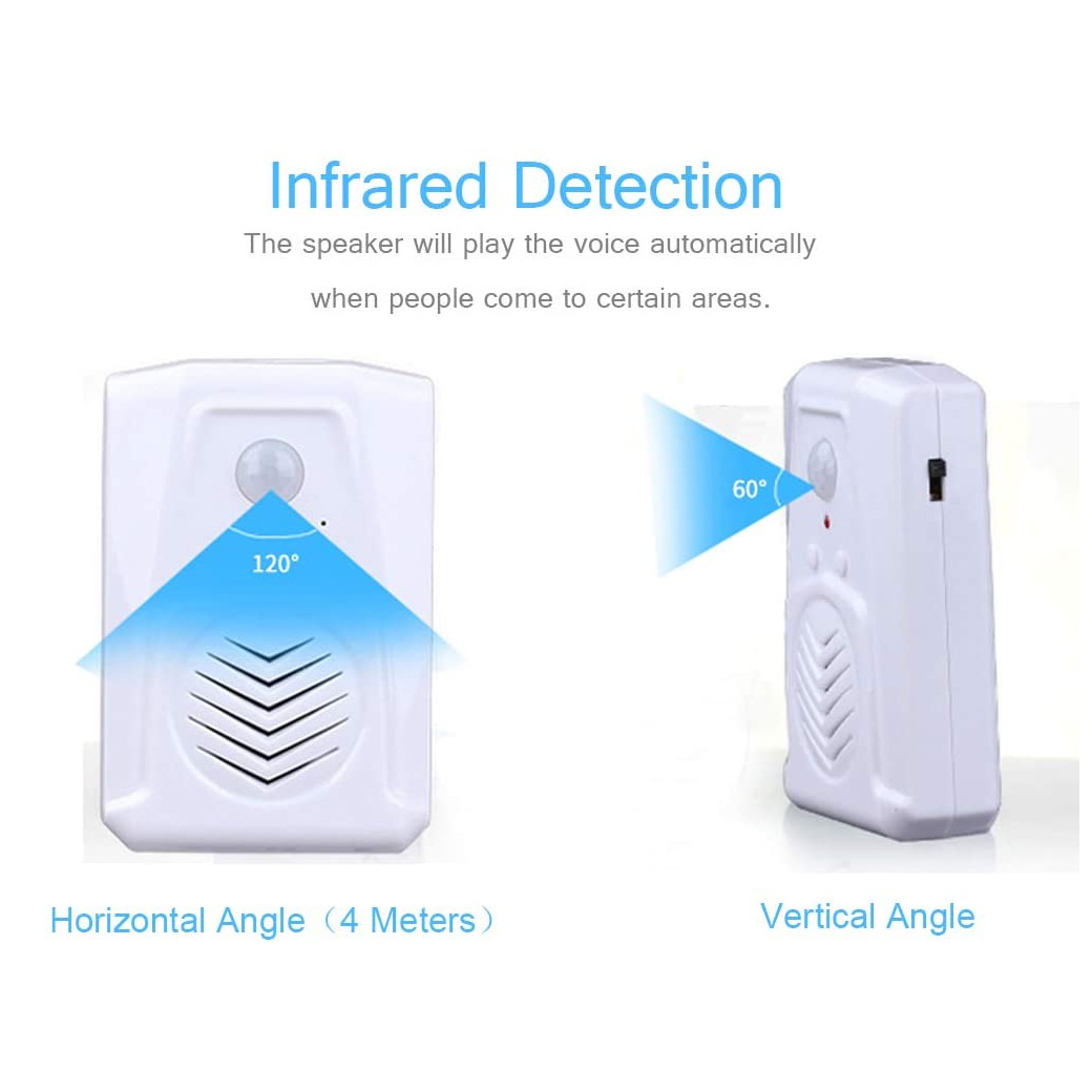 Micro Sound Wireless Voice Record Player Motion Sensor Infrared เครื่องตรวจจับความเคลื่อนไหว