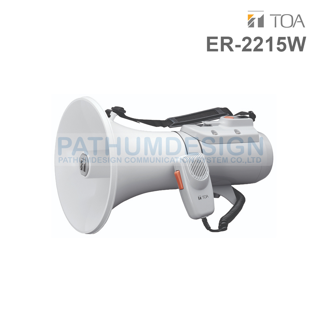 TOA ER-2215W Shoulder Type Megaphone 15 W with Whistle