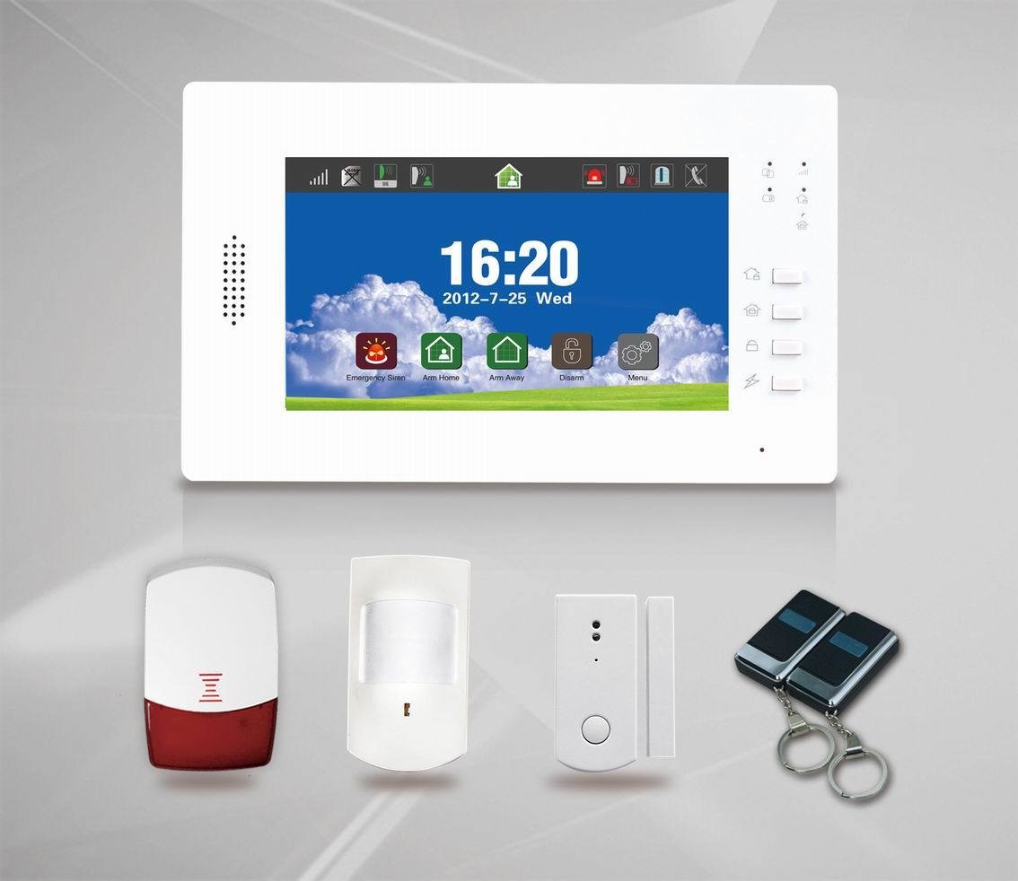 PS-X6 PSTN+GSM Wireless Alarm System Full Touch LCD