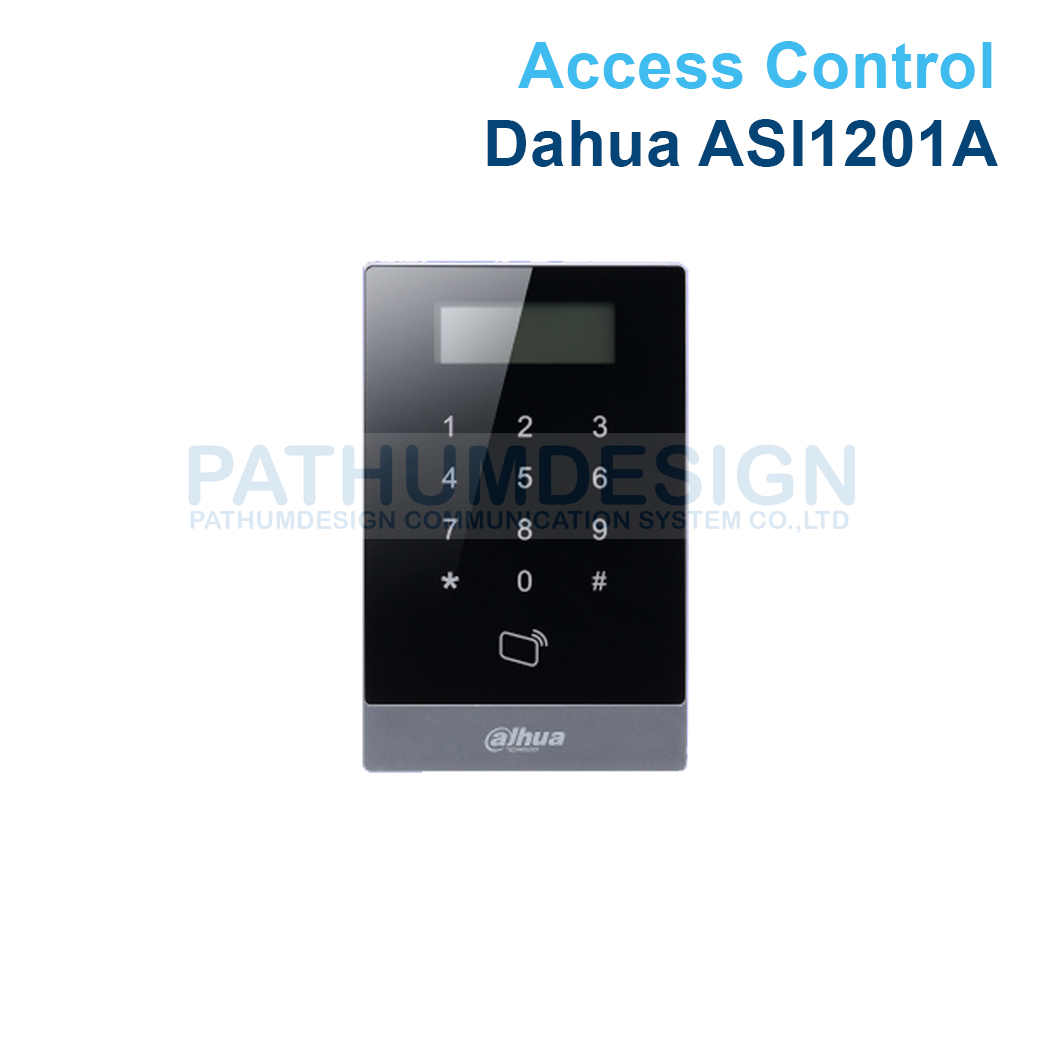 เครื่องทาบบัตร DAHUA รุ่น  ASI1201A Access Control  คีย์การ์ดควบคุมการเข้า-ออกประตูอัตโนมัติ