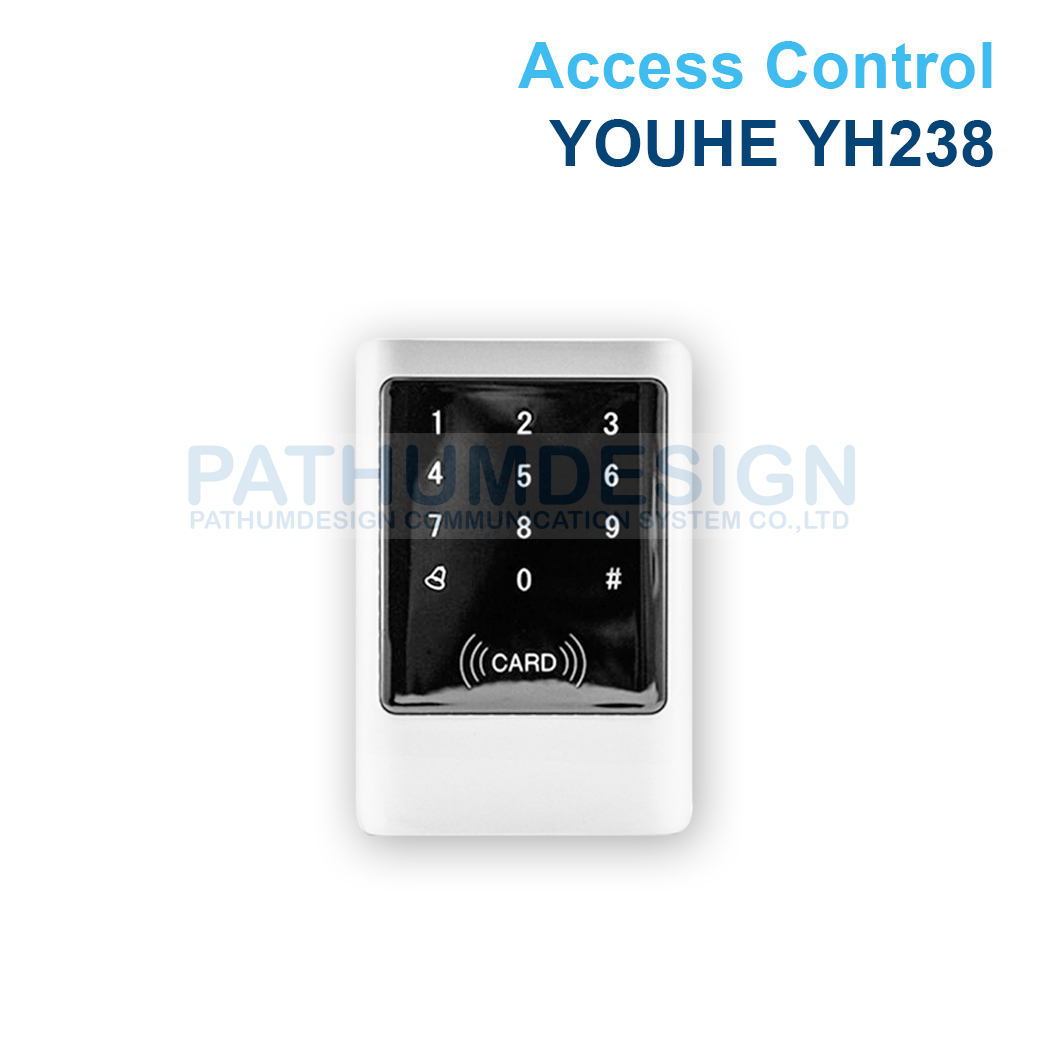 เครื่องทาบบัตร YOUHE รุ่น YH-238  Waterproof Access Control คีย์การ์ดควบคุมการเข้า-ออกประตูอัตโนมัติ