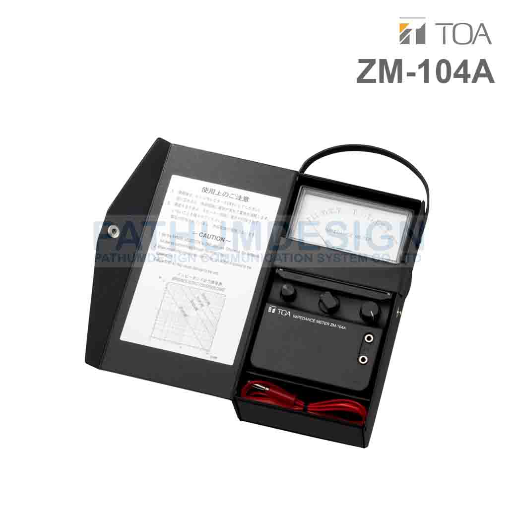 TOA ZM-104A Impedance Meter