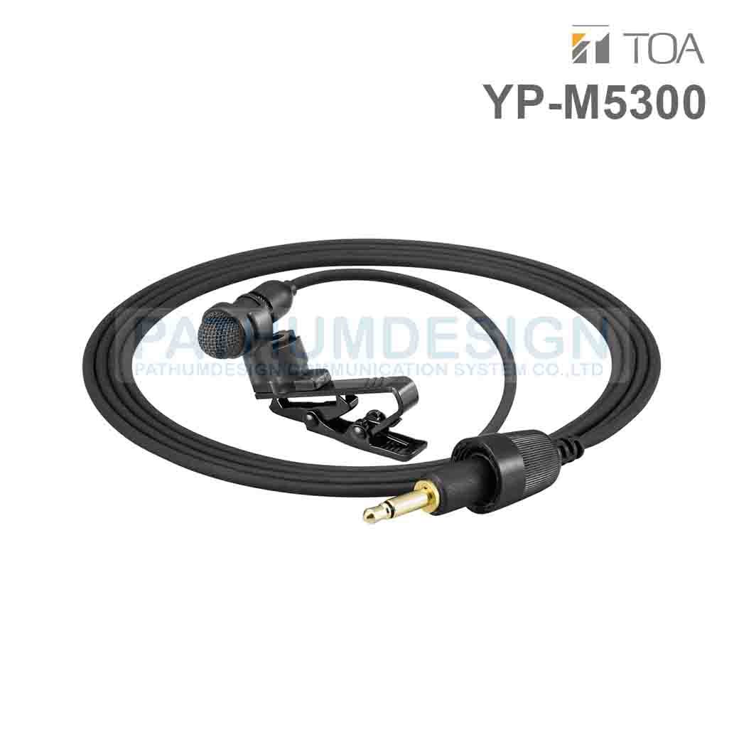 TOA YP-M5300 Unidirectional Lavalier Microphone