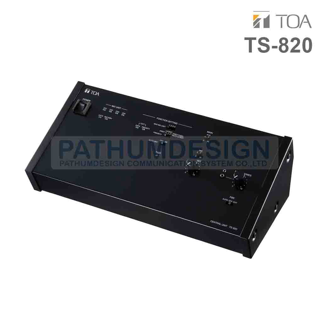 TOA TS-820 Central Unit Recording function