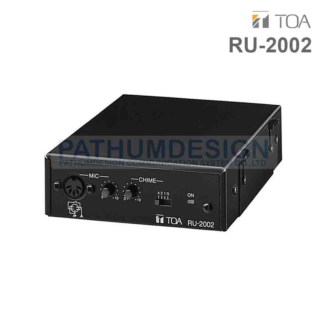 TOA RU-2002 Amplifier Control Unit