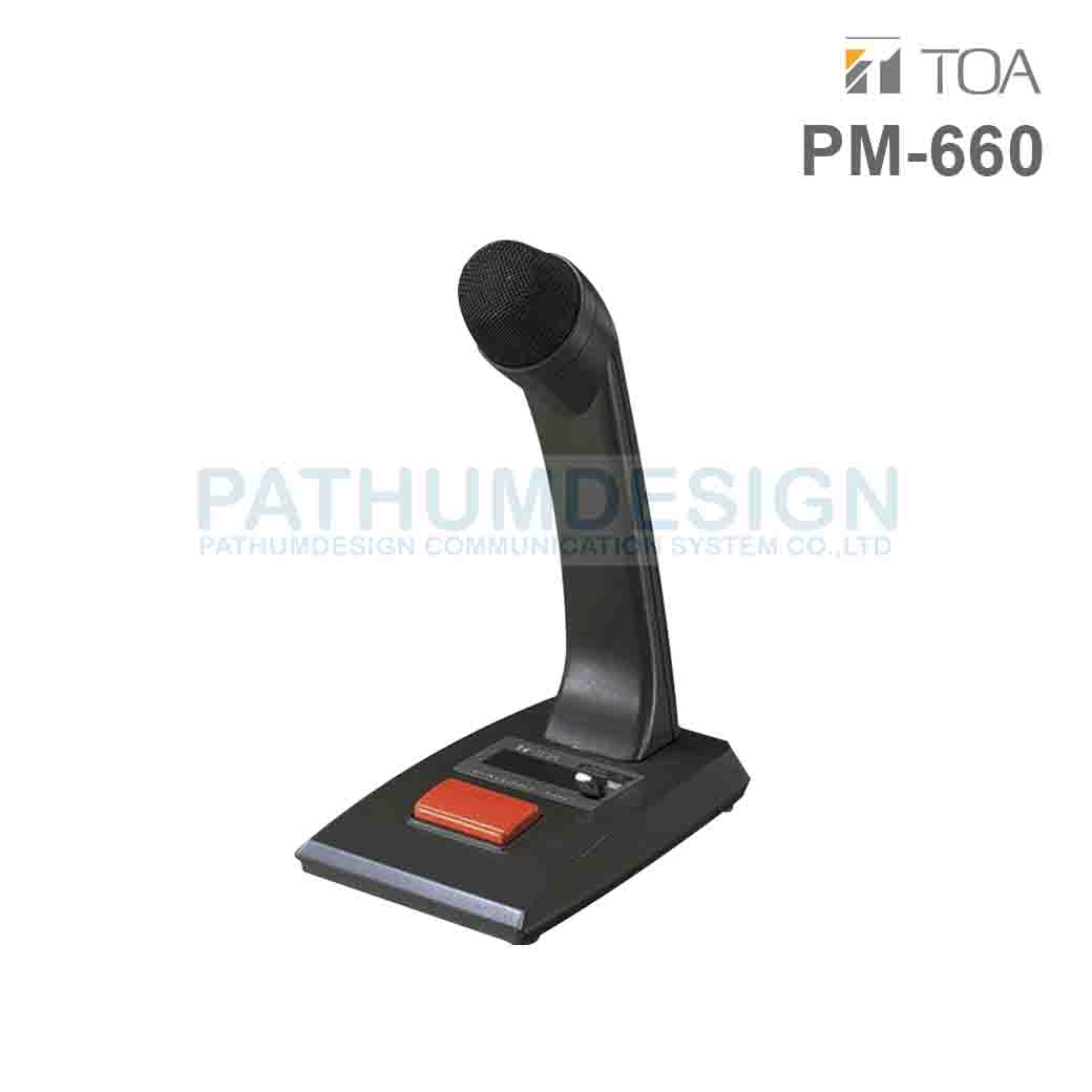 TOA PM-660 Paging Microphone