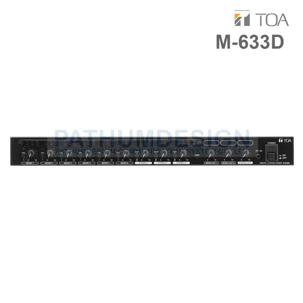 TOA M-633D Digital Stereo Mixer