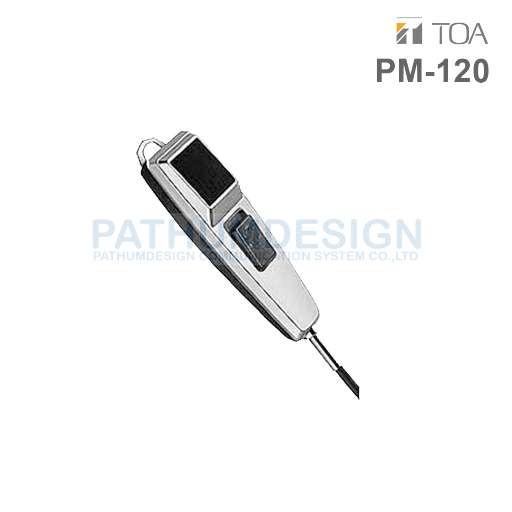 TOA PM-120 Unidirectional Paging Microphone