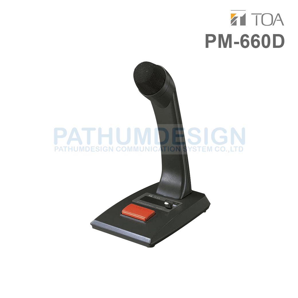 TOA PM-660D Paging Microphone