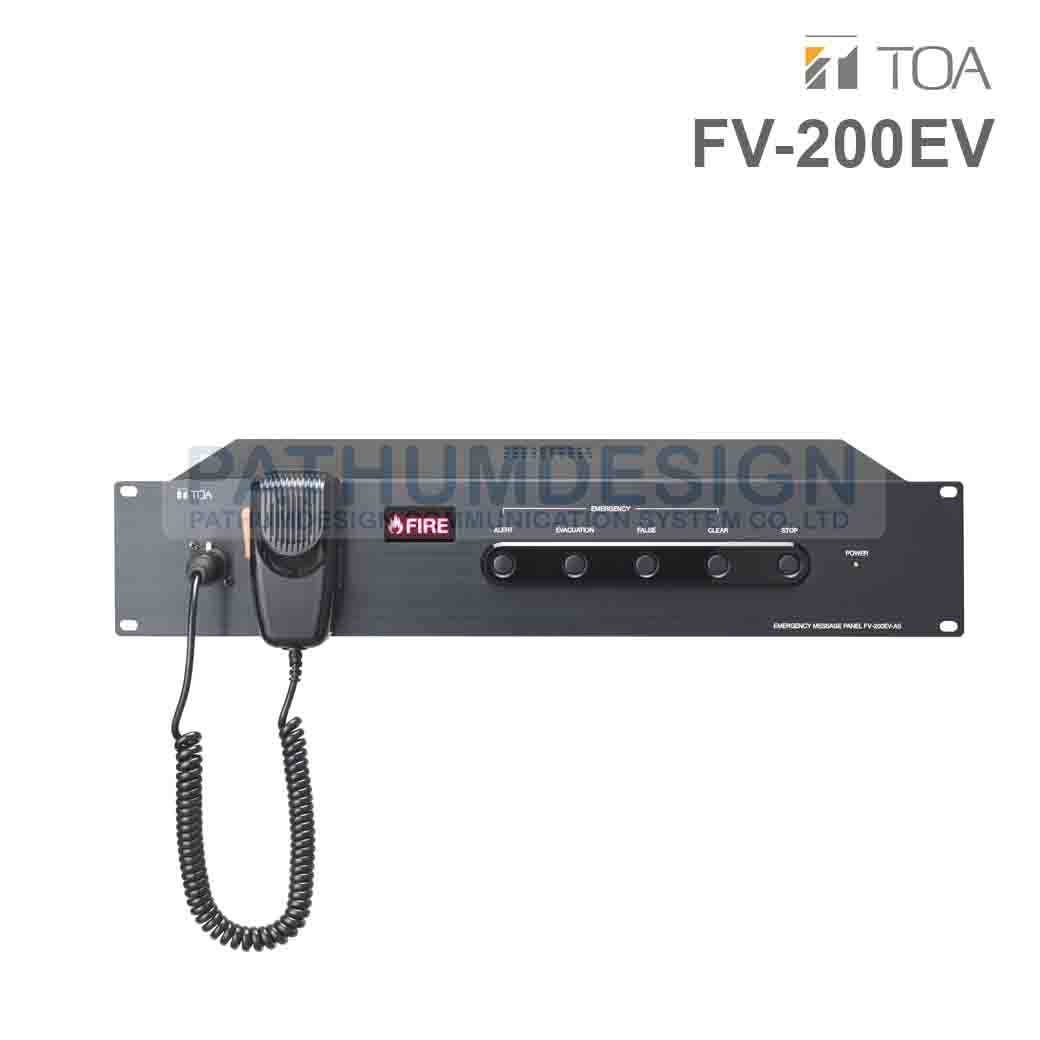 TOA FV-200EV Emergency Message Panel