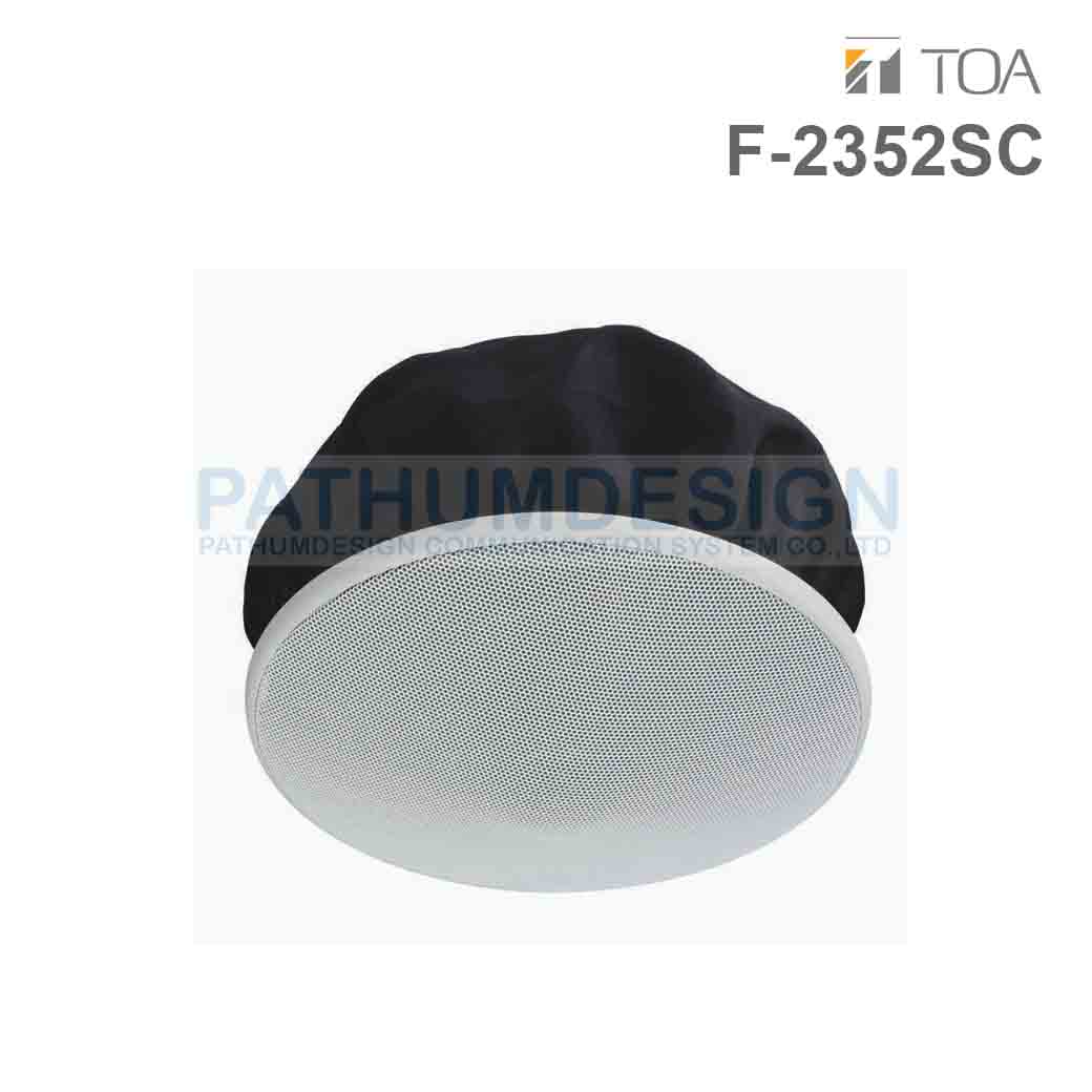 TOA F-2352SC 2-Way Side-Dispersion Ceiling Speaker (12cm)