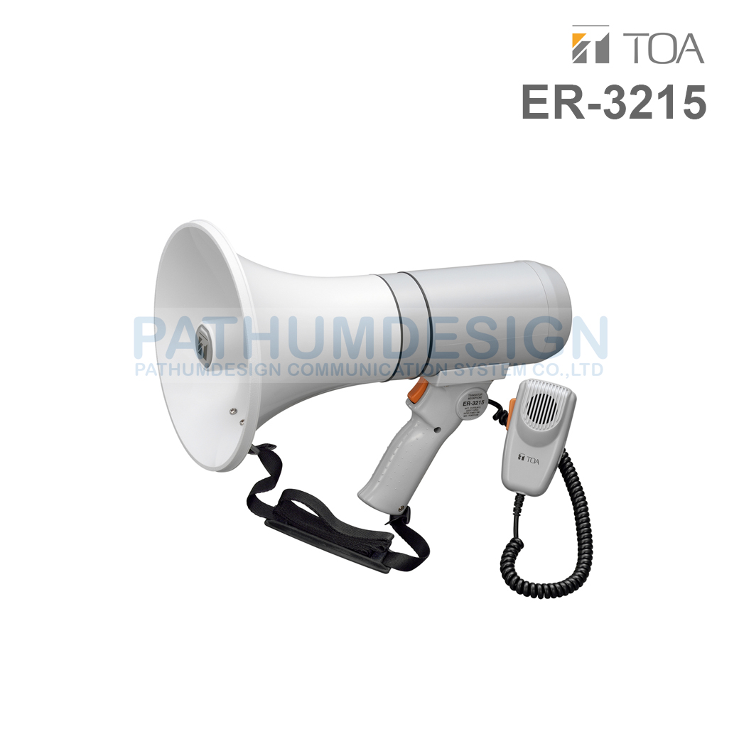 TOA ER-3215 (23W max.) Hand Grip Type Megaphone 15W