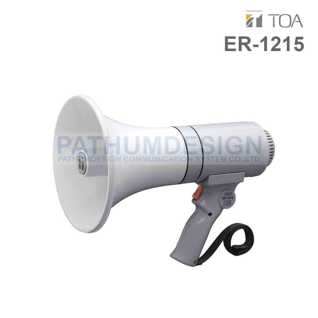 TOA ER-1215 (23W max.) Hand Grip Type Megaphone 15W