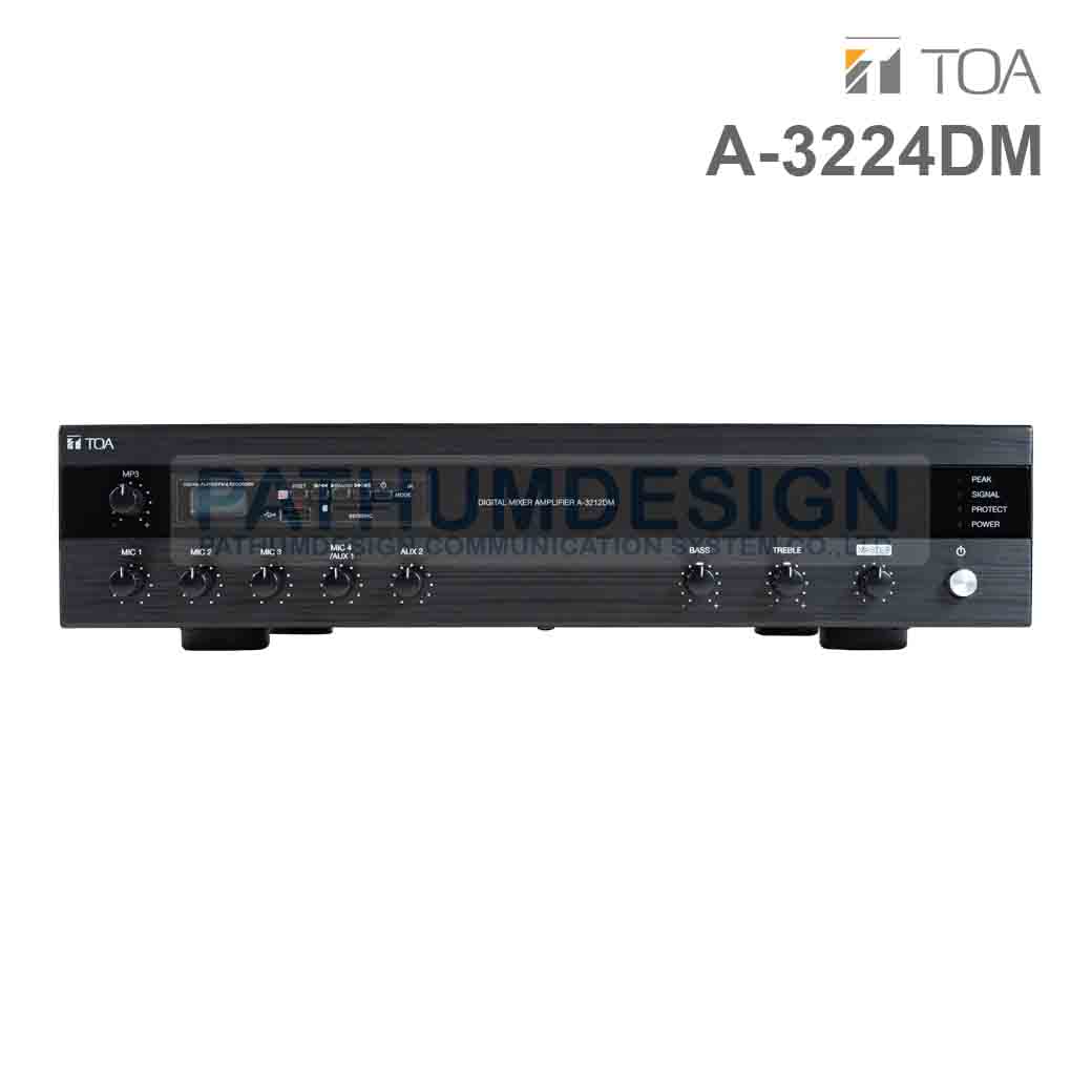 TOA A-3224DM-AS Digital Mixer Amplifier with MP3