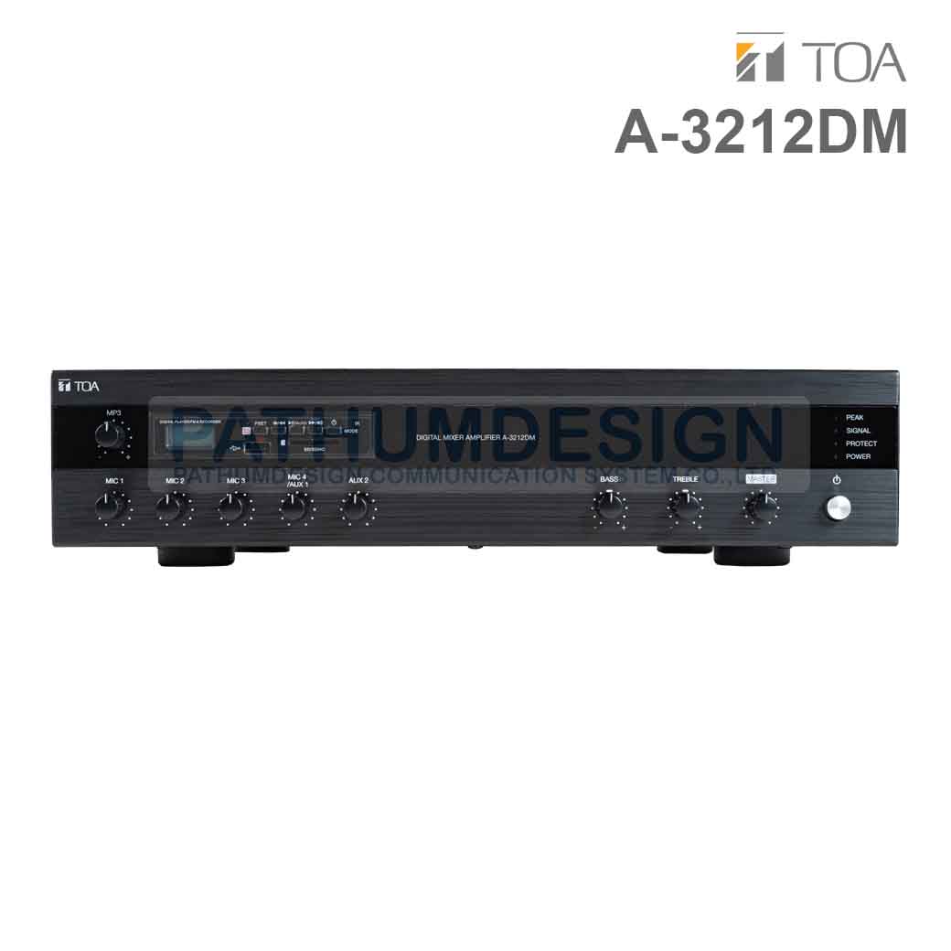 TOA A-3212DM Digital Mixer Amplifier with MP3