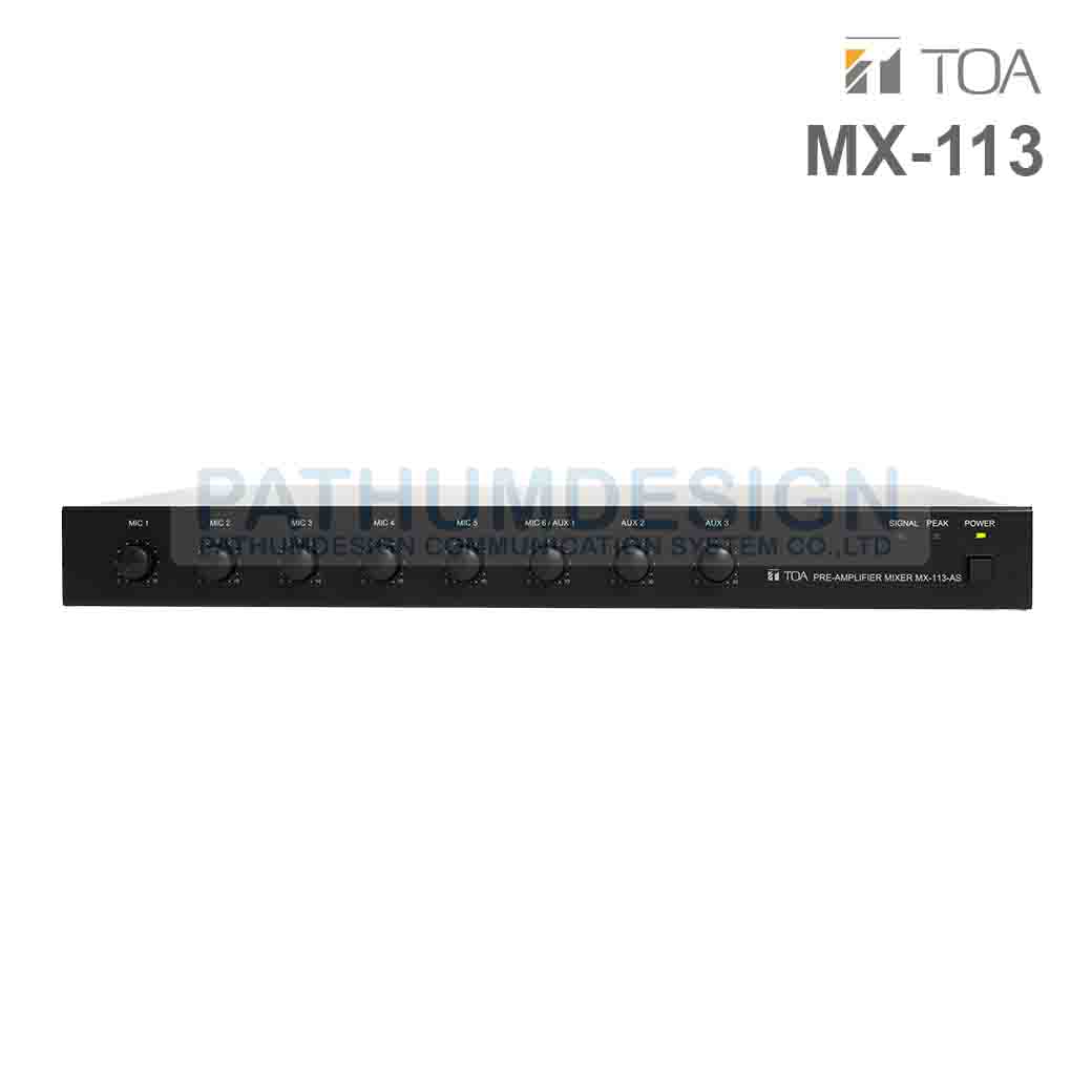 TOA MX-113 Pre-Amplifier Mixer