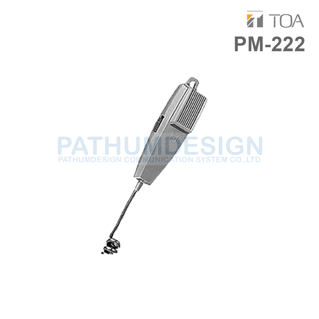 TOA PM-222 Unidirectional Paging Microphone