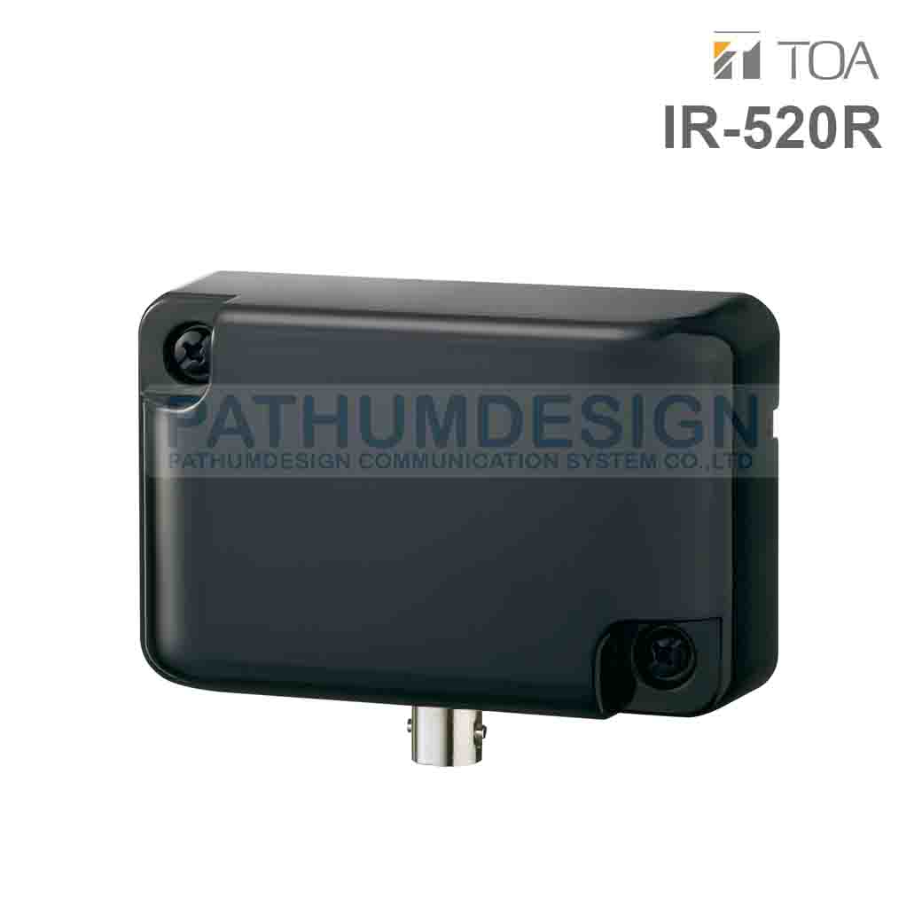 TOA IR-520R Infrared Wireless Receiver (Wall/Microphone Stnad)