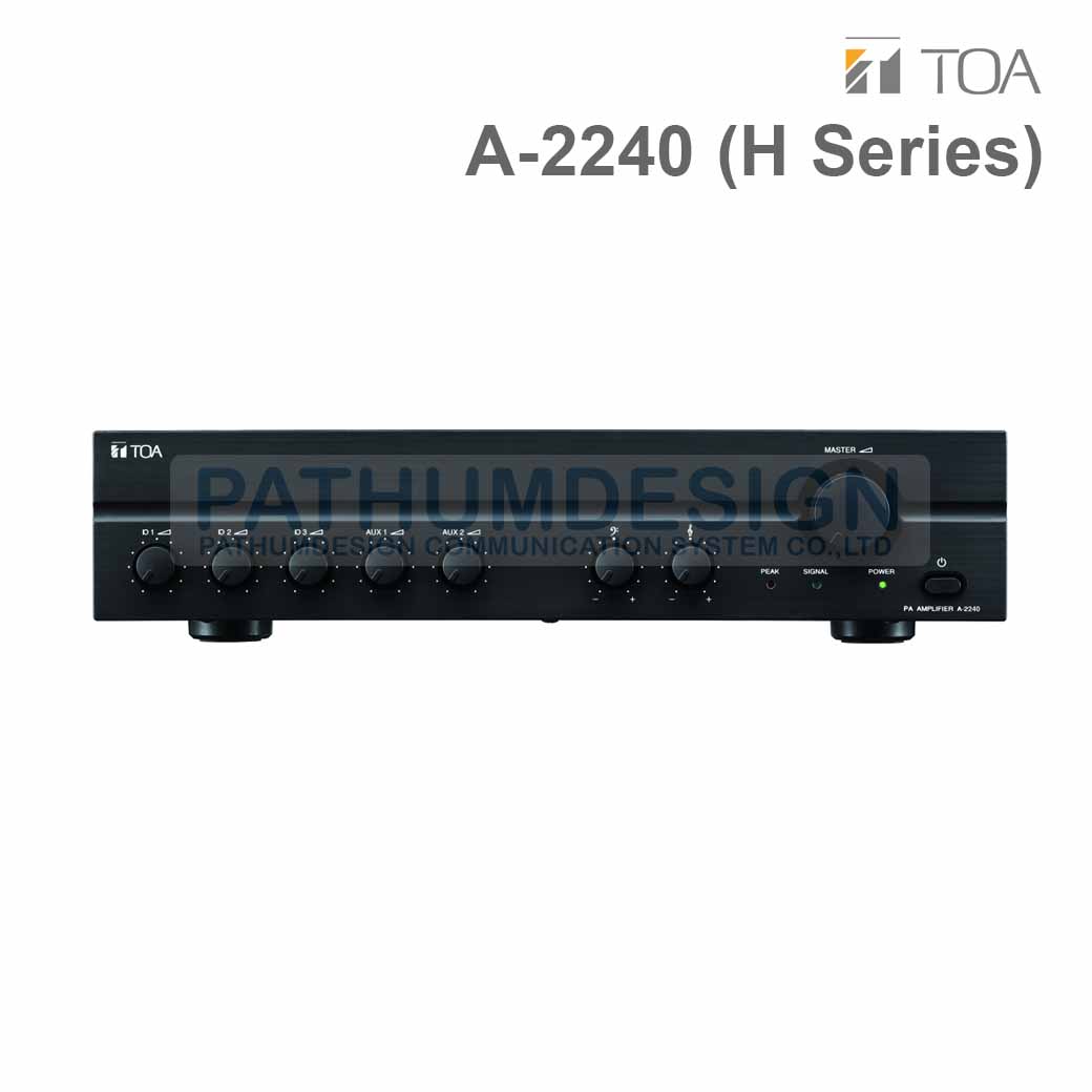 TOA A-2240 H IT TOA Mixer Power Amplifiers (240W) (H Version)