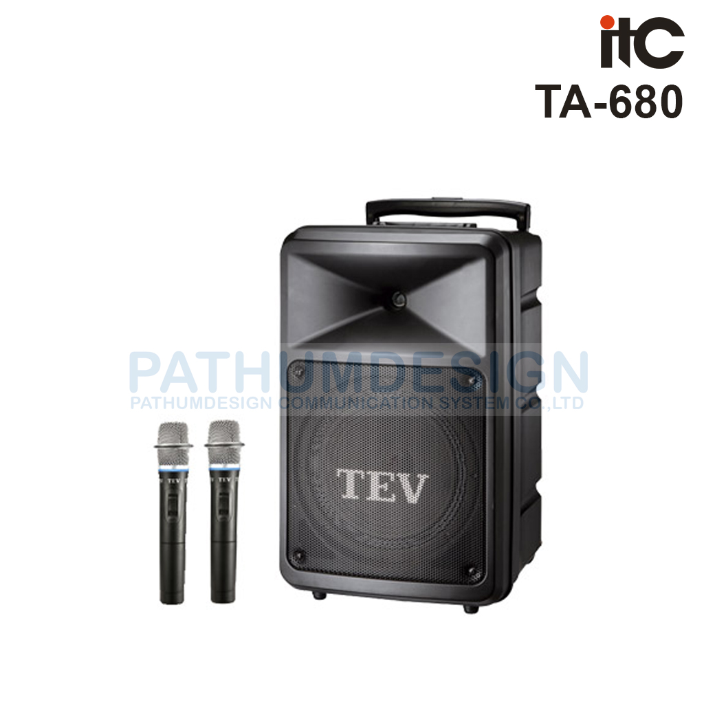 TA-680II 200W Portable PA System with SD card/USB/FM Tuner/Bluetooth