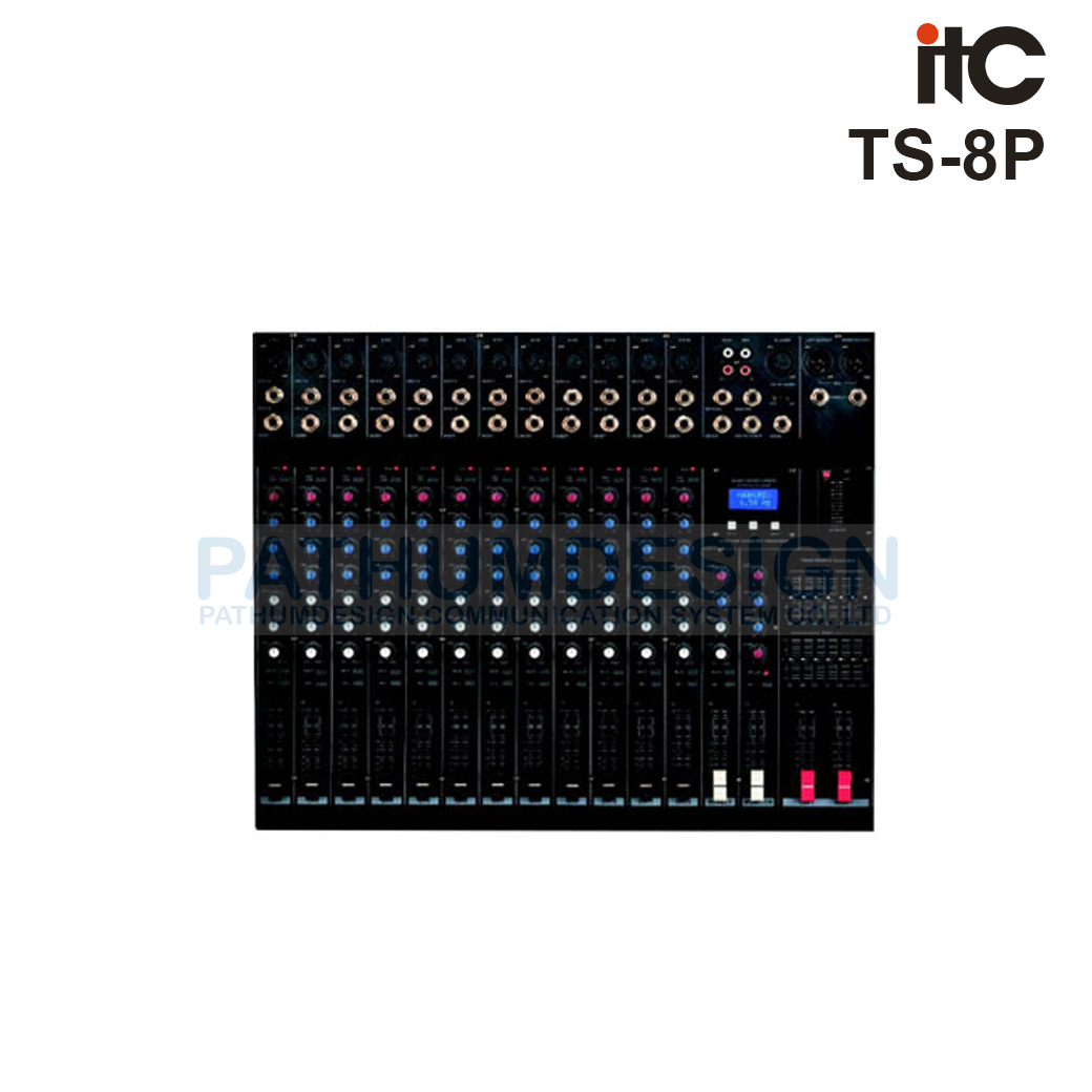 TS-8P Channel Mixer With DSP