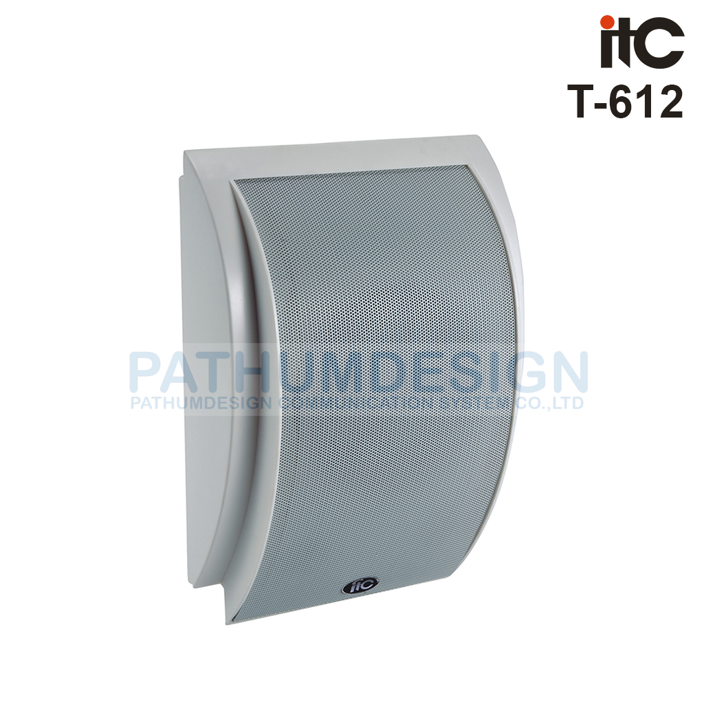 ITC T-612 6in Two Way Wall Mount Speaker(2.5W-5W-10W)