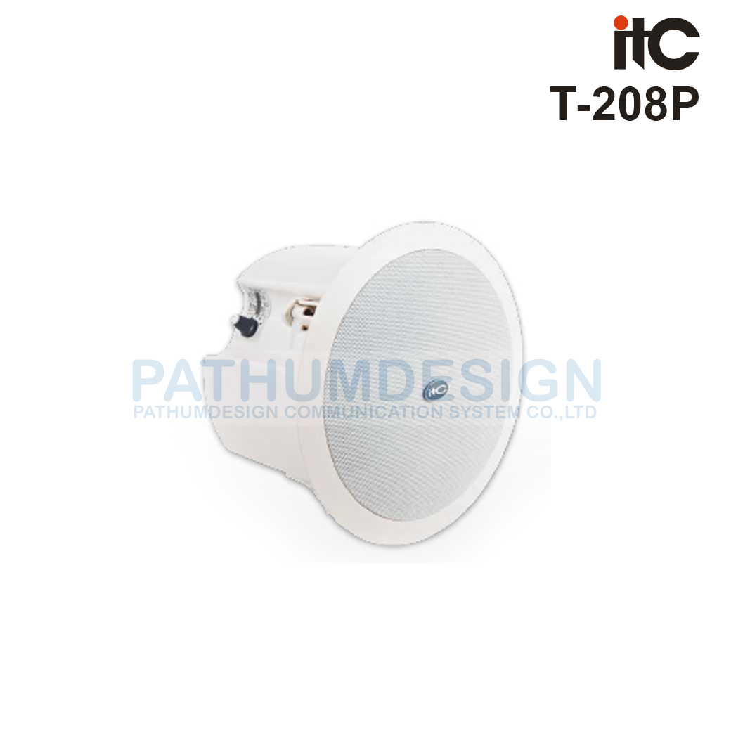 ITC T-208P 6.5in Coaxial Ceiling Loudspeaker(6W-12W-25W-50W)