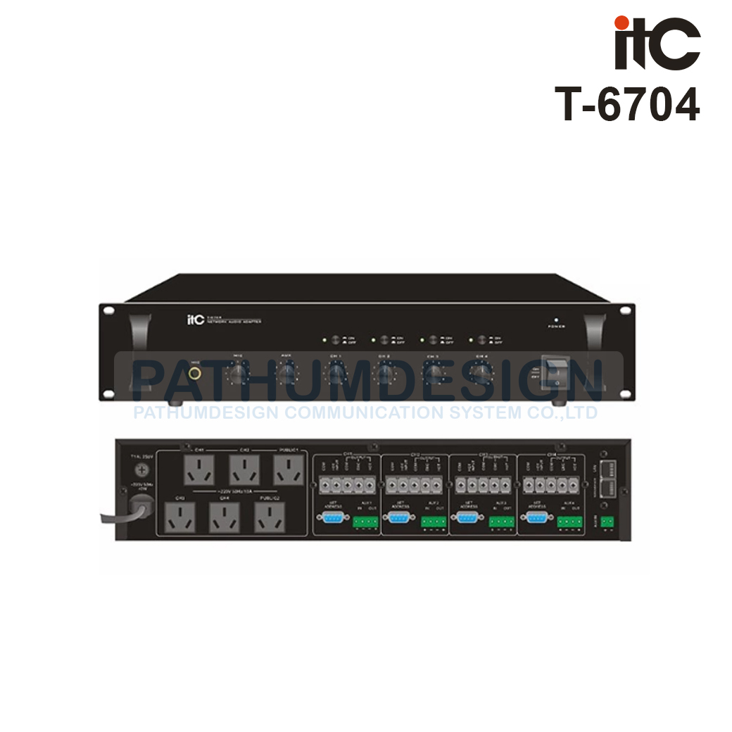 ITC T-6704 IP network audio system