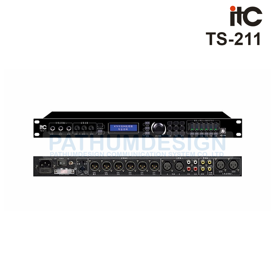 ITC TS-211 24-bit A/D and D/A converter, 32-bit DSP processor