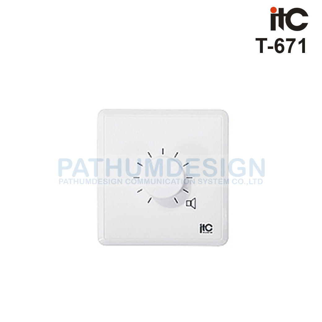 ITC T-671/T-672/T-673/T-674/T-675 Volume Control