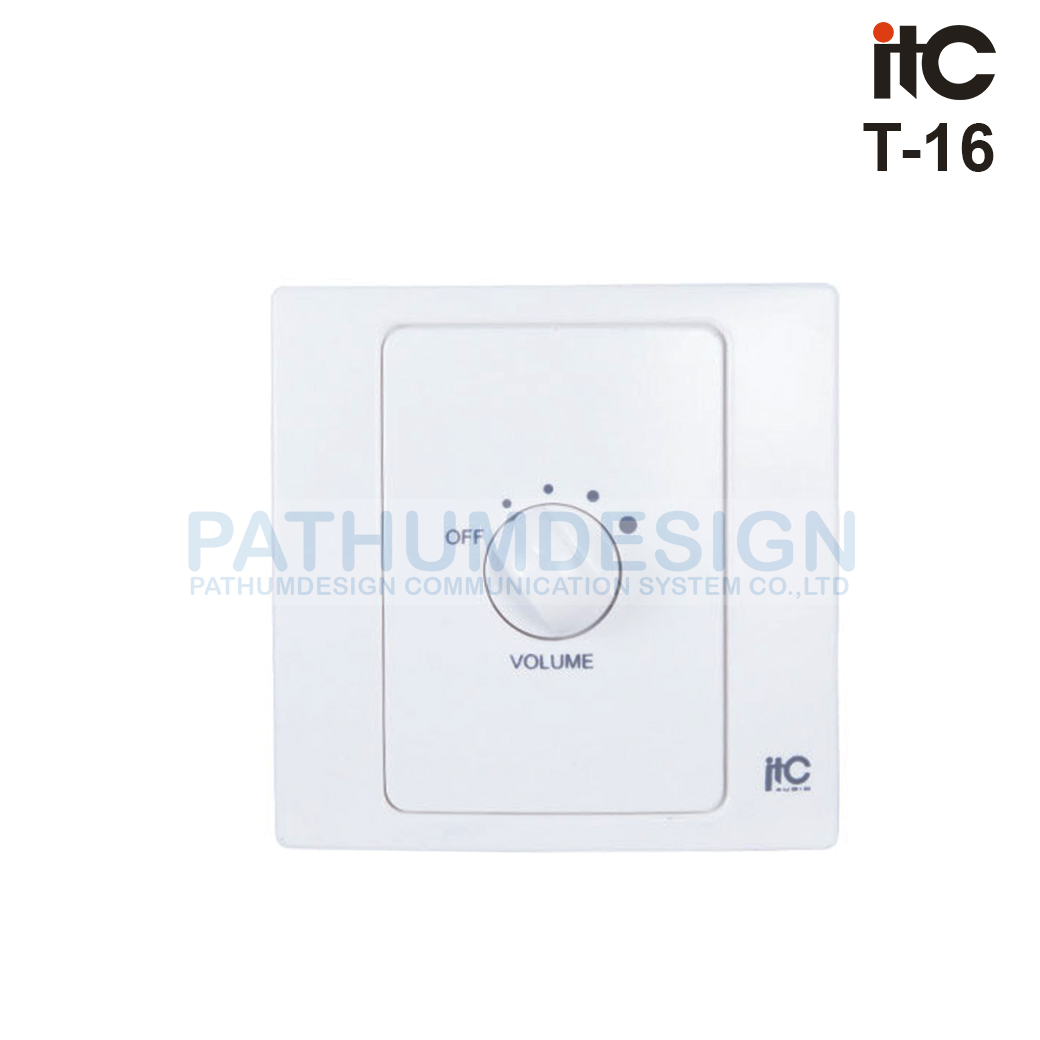 ITC T-16 ตัวปรับระดับเสียง 60W. Volume Control W/Separated Torridal Transformer