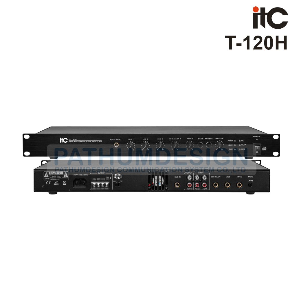 ITC T-120H Mixer Amplifier