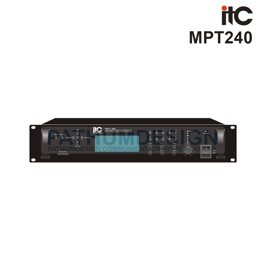 ITC MPT-240 240W MP3 Amplifier with Timer