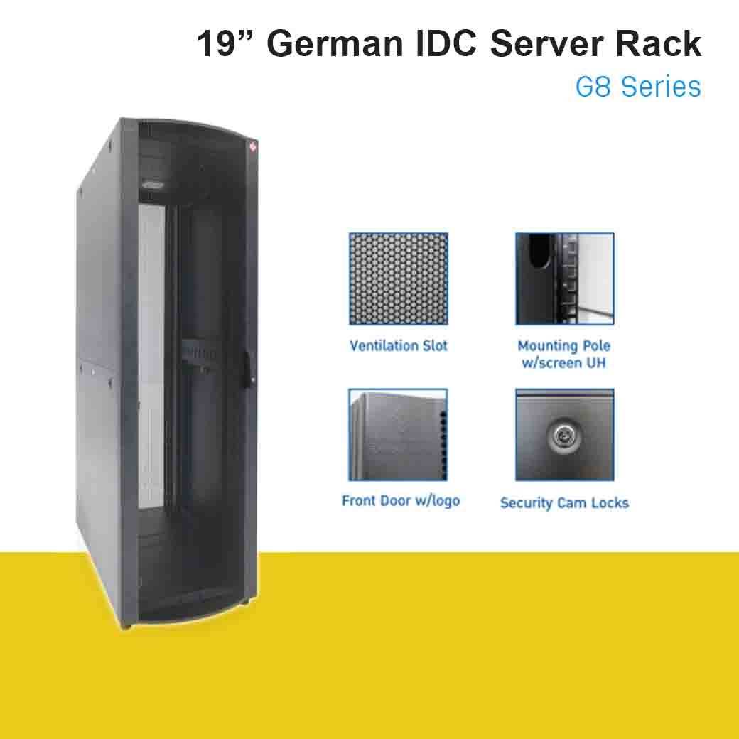 19" German IDC Server Rack, G8 Series