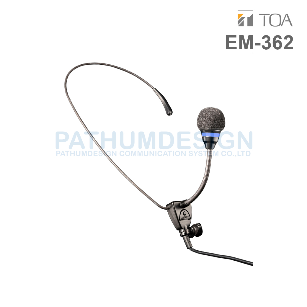 TOA EM-362 AS Tie Clip Microphone (Condensor)