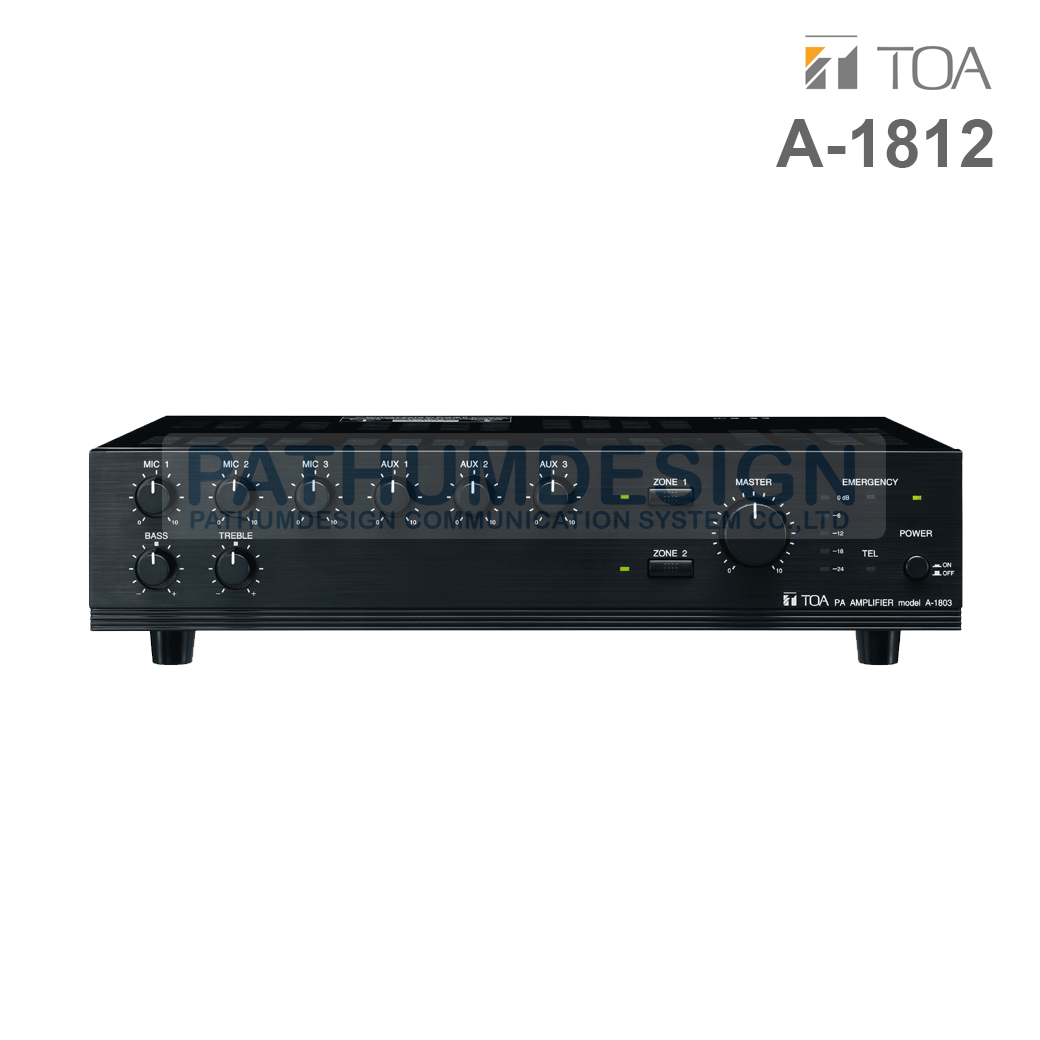 TOA A-1812 Mixer Power Amplifier 120W (Selected 2 )