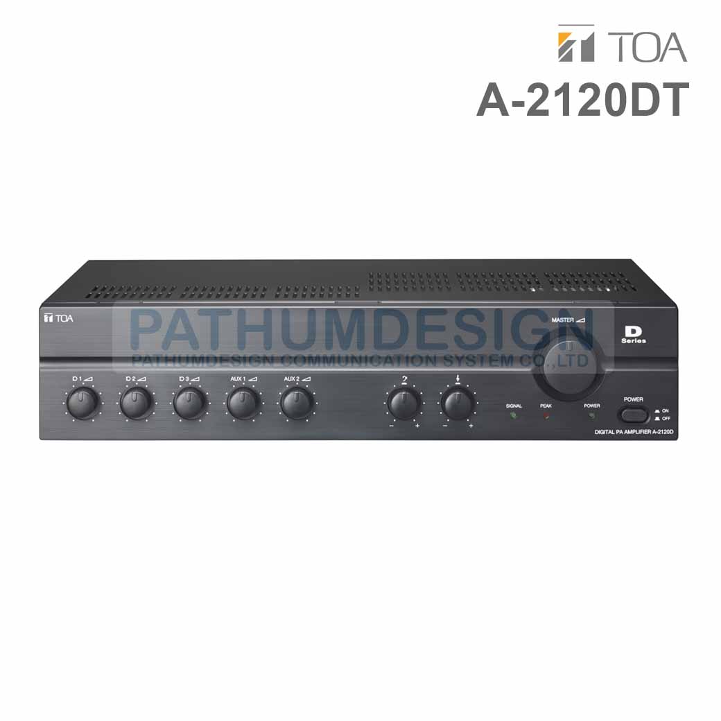 TOA A-2120DT AS Digital PA Amplifier 120W (with 6 tones)