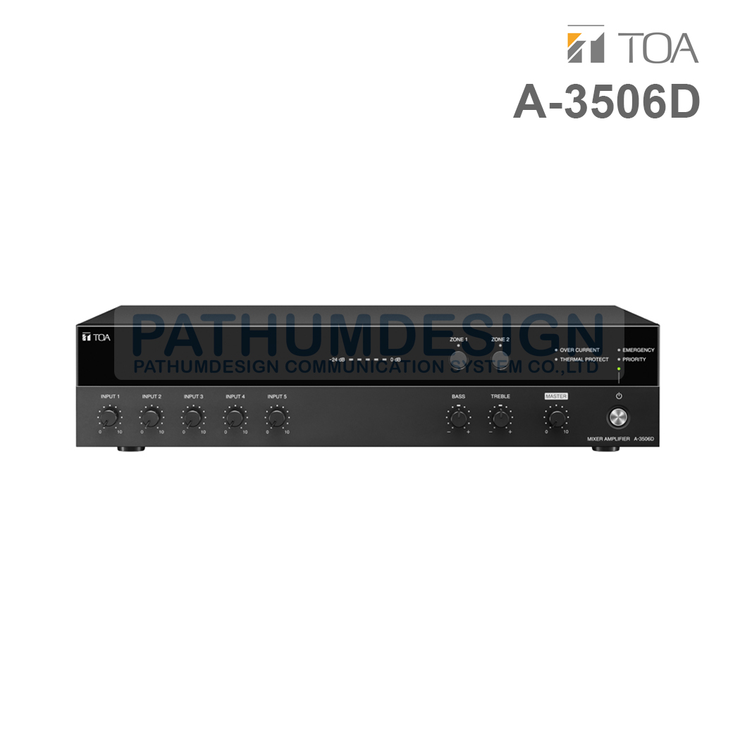 TOA A-3506D Mixer Amplifier 60W