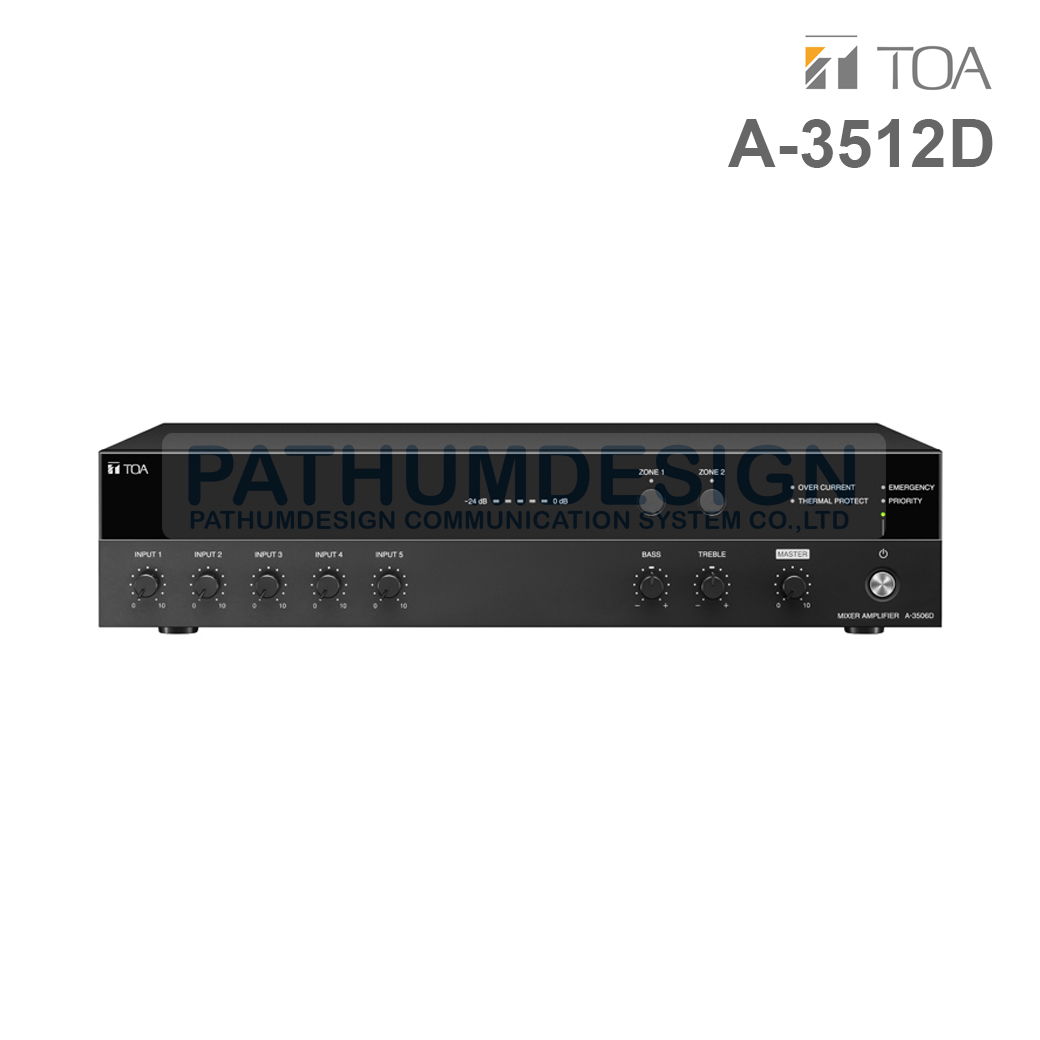 TOA A-3512D Mixer Amplifier 120W