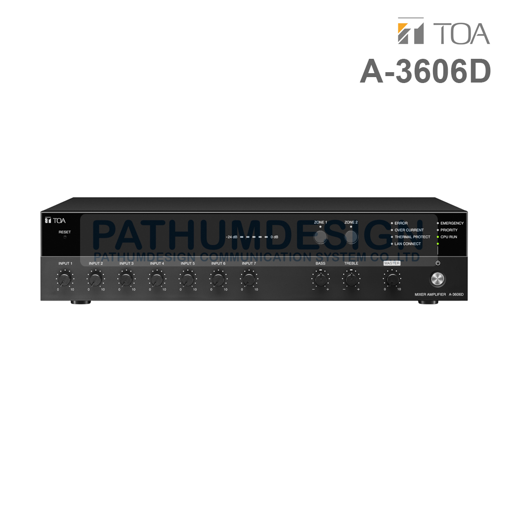 TOA A-3606D Package Amplifier 60W