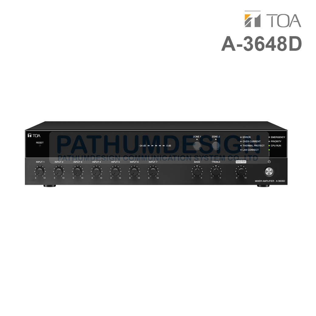 TOA A-3648D Package Amplifier 480W