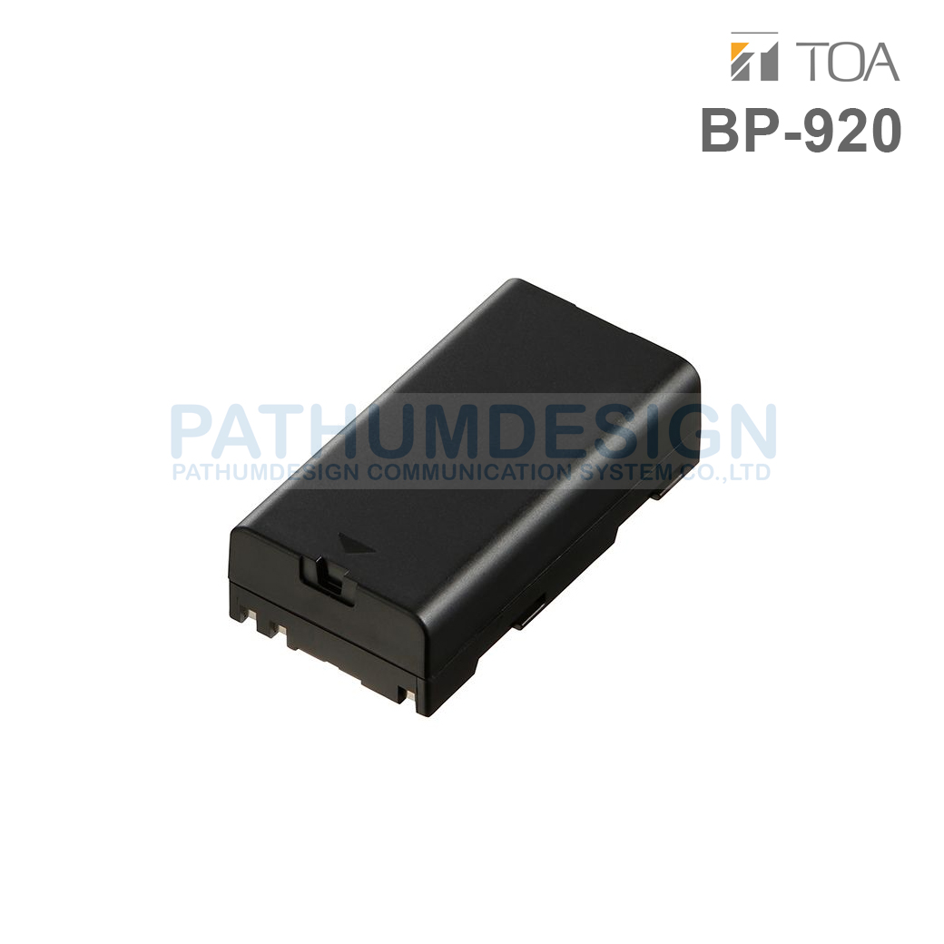 TOA BP-920 Rechargeble Lithium-lon Battery