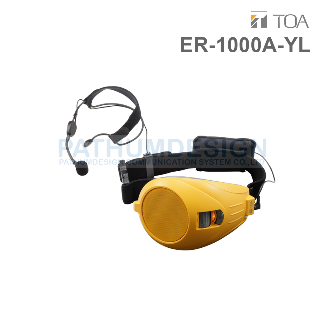 TOA ER-1000A-YL Personal PA System 6W