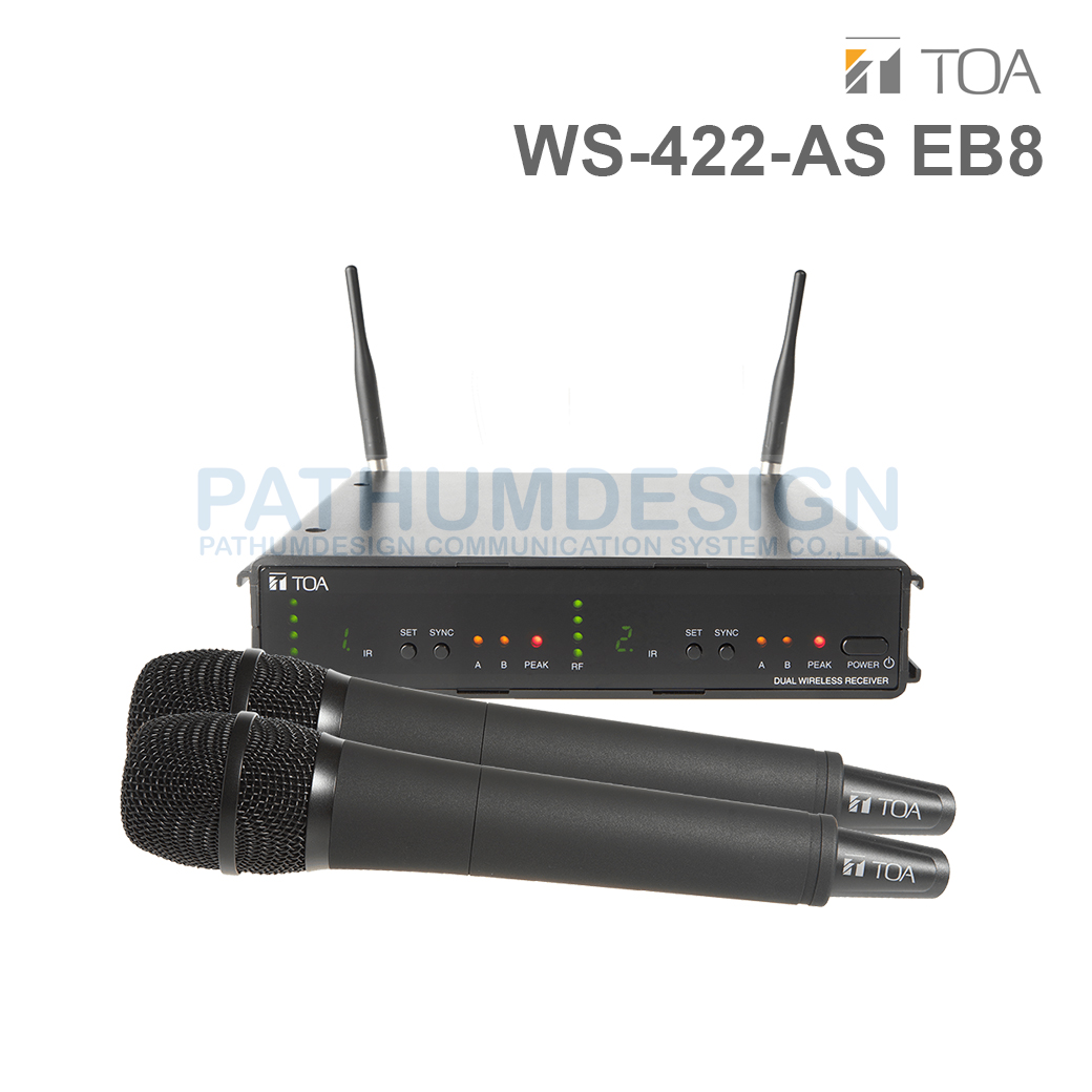 TOA WS-422-AS Dual Wireless Set (Handheld)