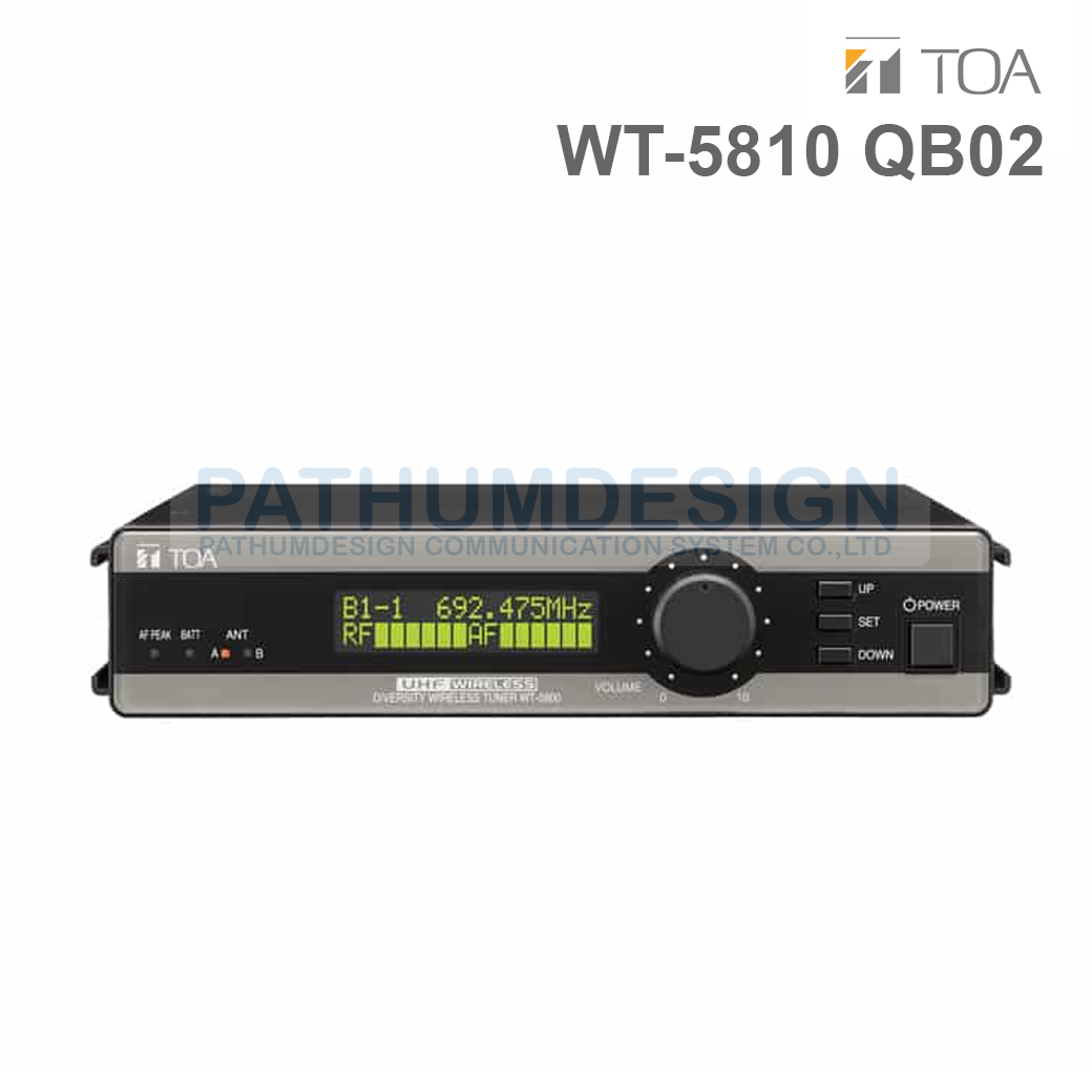 TOA WT-5810 QB02 UHF Wireless Tuner