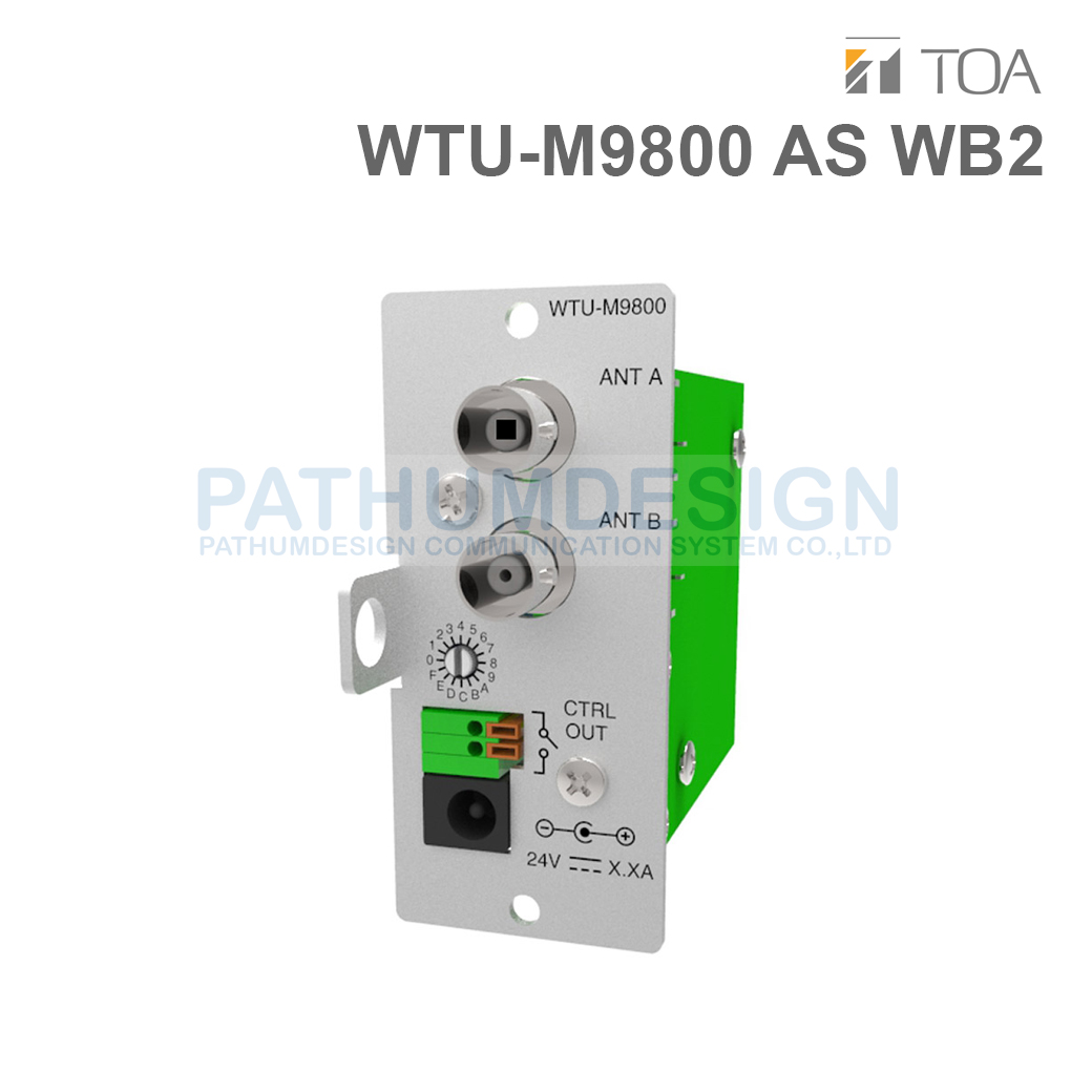 TOA WTU-M9800-AS UHF Wireless Tuner Module Unit